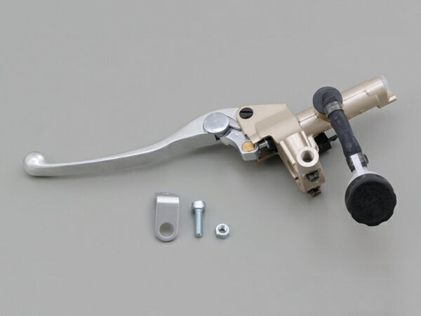 【4909449277249】【送料無料】【NISSIN(ニッシン)】 クラッチマスターシリンダー横型　5/8インチ　ゴールド/バフクリア 61752 【ビッグバイクにおすすめ】