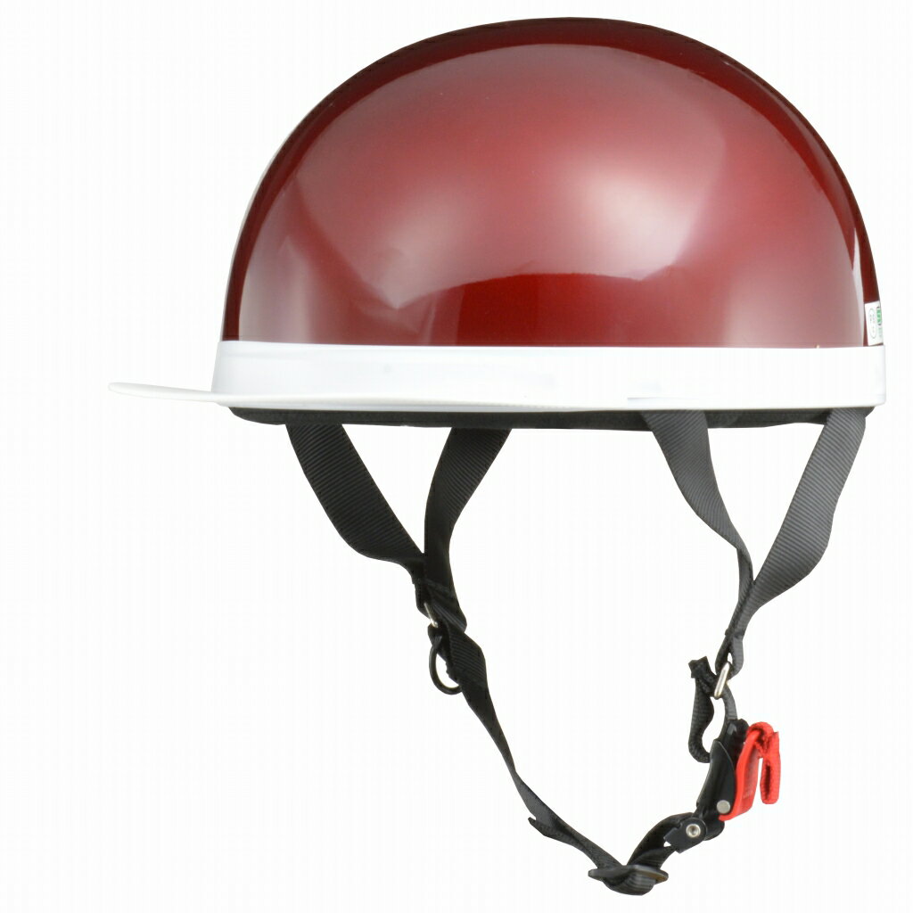 【送料無料】【LEAD(リード工業)】 【4952652008469】CR-740 ハーフヘルメット　キャンディレッド 原付 カブ 激安 ハーフヘルメット ・ 半帽 リード工業 SG規格 PSCマーク付き フリーサイズ（57～60cm）