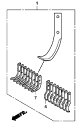 【ホンダ純正】純正 耕運機 耕うん機 L型爪セット タイン 06722-V14-000 対応機種:F220/FH220 【交換や補修にどうぞ】