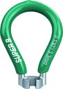 【送料無料】【SUPER B(スーパービー)】 【4712765141114】5550 スポークレンチ 0.130/3.3mm グリーン 【キャンセル不可・代引...