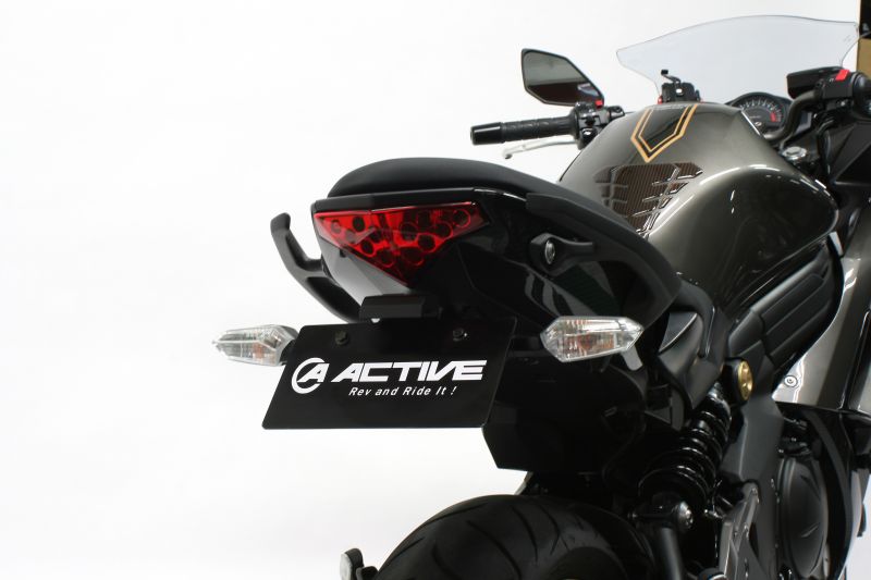 【4538792825946】【ACTIVE(アクティブ)】 フェンダーレスキット ブラック LEDナンバー灯付き 1157083 Ninja400 （ABS）【ACT1157083】