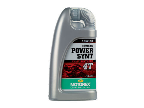 【4909449519578】【【MOTOREX（モトレックス）】 POWER SYNT 4T 【10W50】　1リットル　100％化学合成油　97784 旧品番：79538【KTM指定オイル】(2)