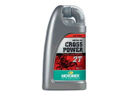 【4909449520161】【送料無料】【【MOTOREX（モトレックス）】 CROSS POWER 2T　2サイクル用　100％化学合成油　1リットル　97813 旧品番：79560【2スト　オフロード用】