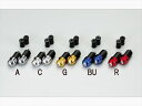 4936887442137 ポスト投函便 φ22アルミサイドキャップ ビレット HB0316R 【HURRICANE(ハリケーン)】