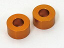 ポスト投函便 4947934080752 アルミスペーサーM10 ゴールド T=8mm 2PCS 新品番:201449-08 200449-08 【CF-POSH(シーエフポッシュ)】(2)