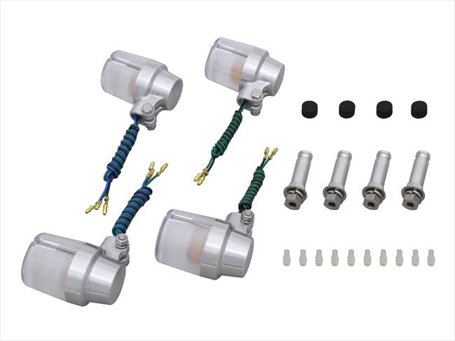 楽天GLOBAL MOTO4945716140755 SBウインカーキット シルバー／クリア XJR1300 00-06・XJR400／R 95- 060494-23 【POSH FAITH（ポッシュ フェイス）】