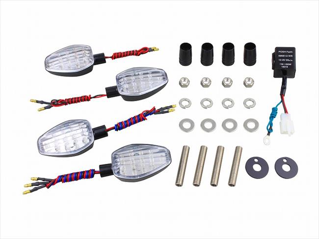 4945716666521 LWLEDウインカーキット ブラック／クリア XJR400／R 95- 060652-06 【POSH FAITH(ポッシ..