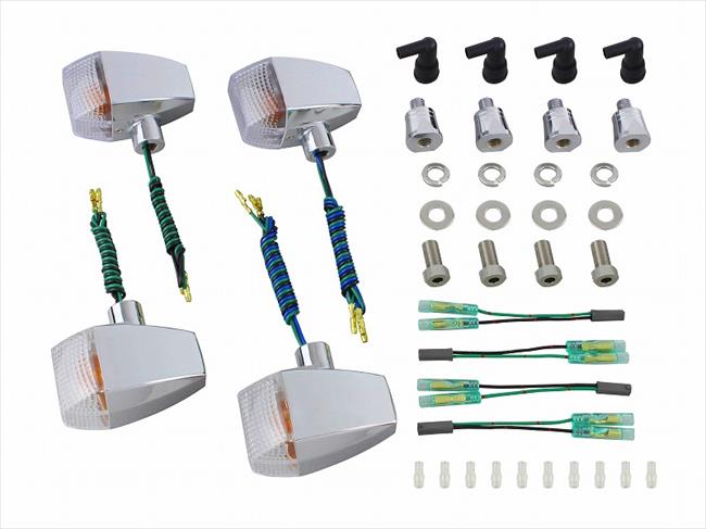 4945716804824 ZRウインカーキット メッキ／クリア GSX400インパルス 99- 080482 【POSH FAITH(ポッシ..