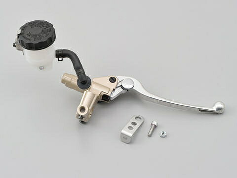 【DAYTONA(デイトナ)】 61760 NISSIN ブレーキマスターシリンダー 横型14mm ゴールド/バフクリアー