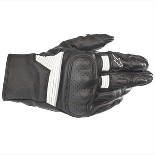 【アルパインスターズ】 【8033637972602】AXIS LEATHER GLOVE 12 BK WH XL