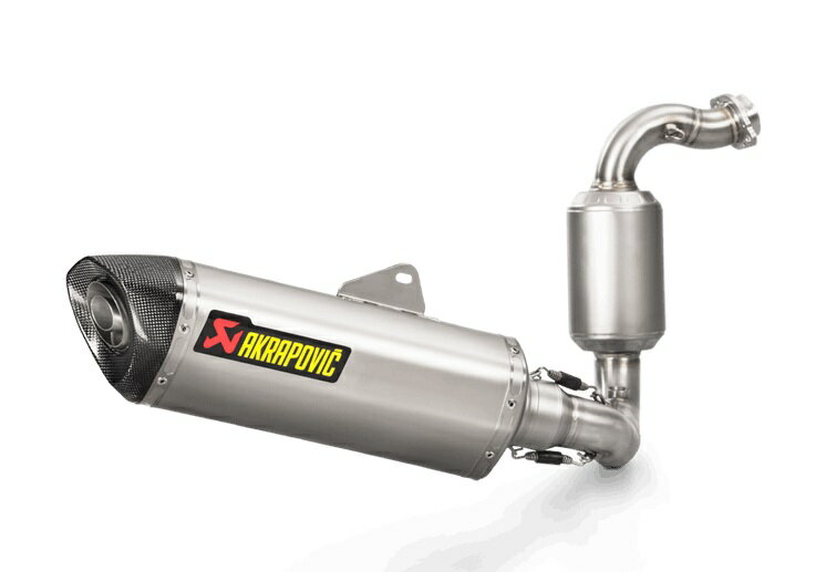 受注発注品 AKRAPOVIC 【4538792914763】 EC仕様RACING LINE(1-1)ステンレス BMW G310R 17-23/G310GS 17-23