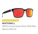 yXpC(SPY)z y648478799646zTOX HELM 2 WHITEWALL - HD PLUS GRAY GREEN POLAR WITH RED SPECTRA MIRROR