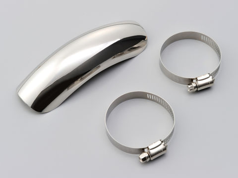 【DAYTONA(デイトナ)】 94468 ステンレスマフラーガード 【湾曲タイプ】