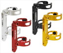 【RIDEA(リデア)】 【4510676411049】FCAD　Mini Velo Bottle Cage Adapter（Double arm）　ブラックメーカー　RIDEAカラー　ブラック素材 アルミニウム重量 50gサイズ 　クランプ径：φ31.8mm、φ34.9mm　 特徴 ・ダブルアームによって2点でしっかり固定できるボトルケージブラケット・ボトルケージ台座の無いフレームや、折りたたみ自転車のハンドルポストに最適・CNC加工によるAL6061製・付属のゴムスペーサーを入れ替えることでφ31.8mm、φ34.9mmに対応※画像はイメージです商品の詳細な情報については、メーカーサイトでご確認ください。商品及び品番は予告なく変更が行われる事がございます。【ご注文の際の注意事項】●適合・取付・ご使用は、お客様にて判断の上お願い致します。●品切・完売の場合がございますので、受注後に発送予定をご連絡させて頂きます。●画像はイメージとなりますので商品とは色・デザインが異なる場合があります。 ●商品ご到着時に必ず製品に不具合が無いか確認を行ってください。 配送時の破損や製品不具合の場合は、必ず商品ご到着より3日以内にご連絡お願い致します。それ以降にご連絡頂いた場合はご対応出来ない場合がございます。●当店では、商品不良・誤商品発送以外の理由での商品の交換または返品はできません。●お客様のご都合によるキャンセル・交換・返品は一切お受けできませんのであらかじめご了承の上ご注文ください。●お電話、メールにてお問い合わせ頂きましても、お客様都合のキャンセル・返品・交換の対応はすべてお断りさせて頂いております。 ●通信販売には法律上、クーリングオフの規定はございません。　ご注文は慎重にお願い致します。※※こちらの商品はお取り寄せ品となります※※メーカーの在庫状況や商品によっては発送までにお時間を頂く場合がございます。メーカーの在庫も完売している場合がございます。その際はキャンセルをさせていただく場合がございます、予めご了承ください。