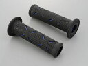 【DAYTONA(デイトナ)】 98038 PRO-GRIP スーパーバイクグリップ#717 耐震GEL 122mm 貫通 ブラック/ブルー