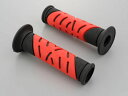 【DAYTONA(デイトナ)】 98043 PRO-GRIP スーパーバイクグリップ#719 耐震GEL 125mm 貫通 ブラック/レッド