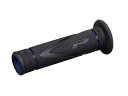 【DAYTONA(デイトナ)】 98153 PRO-GRIP スーパーバイクグリップ#838 耐震GEL 122mm 貫通 ブラック/ブルー
