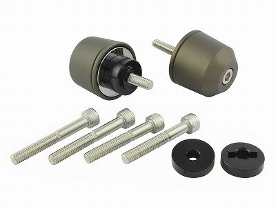 4945716159856 ミドルウェイトバーエンド マットチタン ホンダ／スズキ M6 032979-21-10 【POSH FAITH(..