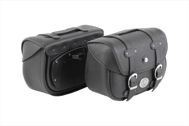 【ヘプコアンドベッカー】 【4548664793914】 620985 ヘプコ＆ベッカ サイドレザーバッグ リバティー C-Bowキャリア用 左右セット ブラック