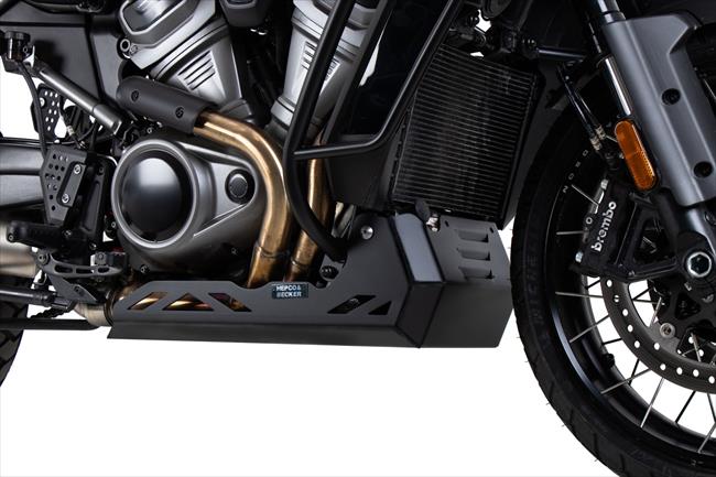 【ヘプコアンドベッカー】 【4550255654436】 8107600-0001 ヘプコ＆ベッカ スキッドプレート ブラック PAN AMERICA 1250／SPECIAL 21