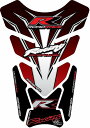 【定形外郵便】【モトグラフィックス】 【4580041215398】 MT-TH014RKW タンクパッド RED/WHT HONDA QUADPAD(2)