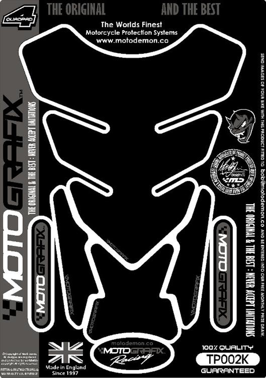 【定形外郵便】【モトグラフィックス】 【4580041217828】 MT-TP002K タンクパッド プレーン ブラック