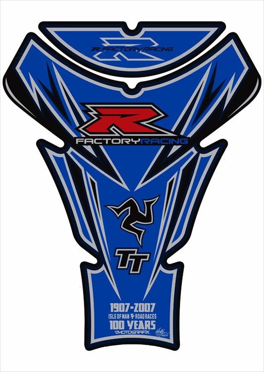 【定形外郵便】【モトグラフィックス】 【4580041219273】 MT-TS030BB タンクパッド BLU／BLU GSX-R1000 17-