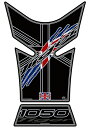 【定形外郵便】【モトグラフィックス】 【4580041224987】 MT-TT030K タンクパッド BLK TRIUMPH Tiger1050 06-12(2)