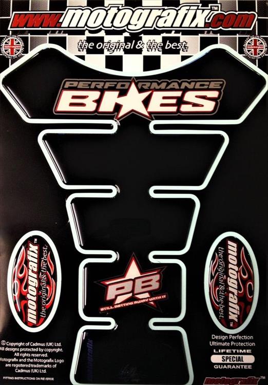 【定形外郵便】【モトグラフィックス】 【4580041227551】 MT-PERFB001S1 タンクパッド BLACK STREET S..