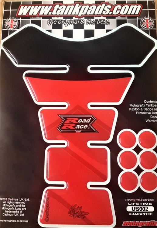 【定形外郵便】【モトグラフィックス】 【4580041227407】 MT-US002S1 タンクパッド BLK／RED SUZUKI U..