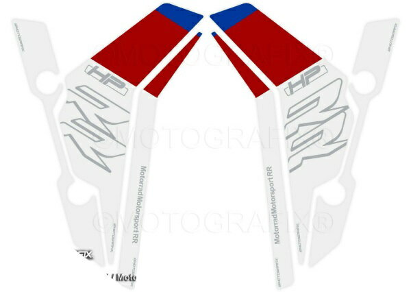 【モトグラフィックス】 【4580041244275】 MT-BFF011HPR FRONT FENDER KIT BMW S1000RR 19-21