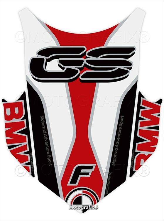 【定形外郵便】【モトグラフィックス】 【4580041245951】 MT-TB057RKW タンクパッド RED／BLK／WHT BMW F700GS 16-17／F800GS 13-17