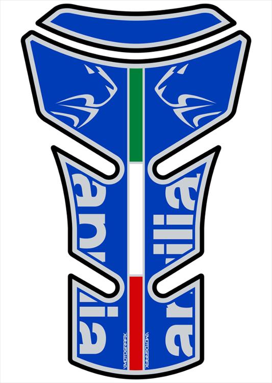【定形外郵便】【モトグラフィックス】 【4580041211413】 MT-TA020B タンクパッド BLU APRILIA 750 Sh..