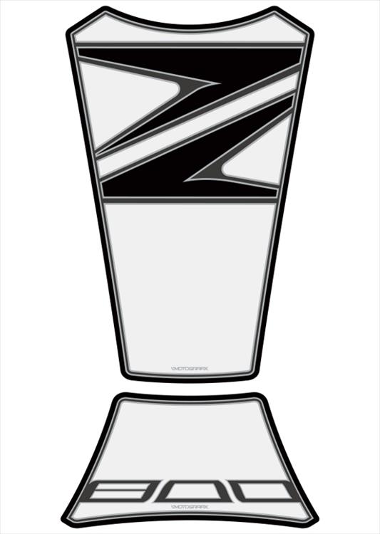 【定形外郵便】【モトグラフィックス】 【4580041216975】 MT-TK019W タンクパッド WHT Z800