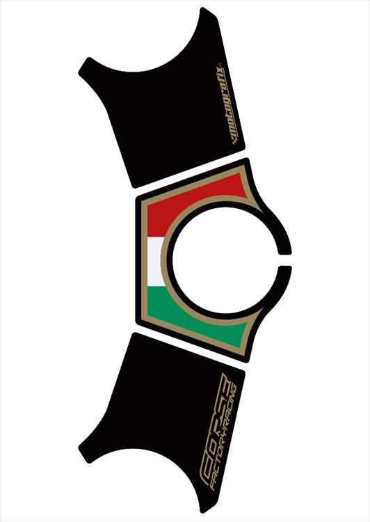 【モトグラフィックス】 【4580041222594】 MT-YDC001KA TOP YOKE PROTECTOR 748／916／996／998