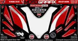 【モトグラフィックス】 【4580041223157】 MT-ND018RS ボディーパッド FRONT （RS） Supersport939 16..
