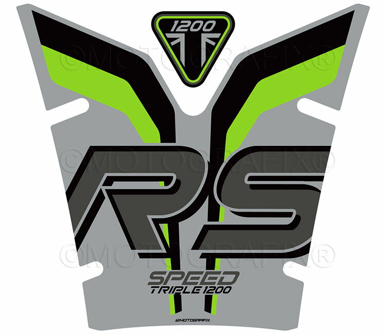 【定形外郵便】【モトグラフィックス】 【4580041245487】 MT-TT050SG タンクパッド GRY／BLK／GRN TRI..