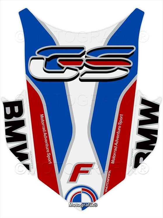 【定形外郵便】【モトグラフィックス】 【4580041245975】 MT-TB057MS タンクパッド WHT／RED／BLU BMW..