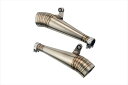 モートーン 【4550255838584】 MTE176 スリップオンマフラー ODIN GPスタイル ステンレス Bonneville T100 (02-15)(2)