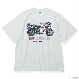 Honda(ホンダ) Honda ×『シン・仮面ライダー』コラボレーションアパレル Tシャツ サイクロン号柄 ホワイト Lサイズ 0SS-EU2689519