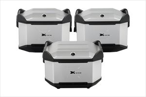 ヘプコアンドベッカー 【4550255628208】 XCEED 3BOXセット シルバー　トップケース 45L　サイドケース 38L