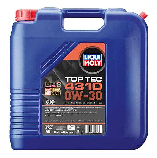 LIQUI MOLY（リキモリ） 【4100420037375】 3737 トップテック4310 0W30 20L