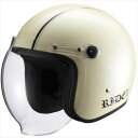 RIDEZ　ライズ 【4527625090712】 RIDEZ JB IV/BK/GMバイク用ジェットヘルメット　アイボリー/ブラック/ガンメタリック