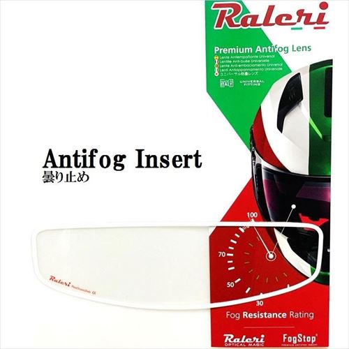 RIDEZ　ライズ 【4527625109872】 Raleri Antifog Insert Clear Standard　シールド用インサート　スタンダード曇り止めのシールド用インサートが発売されました！Raleri(ラレリー)はスポー...