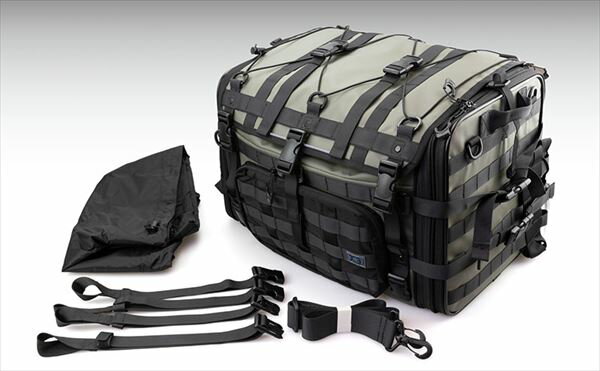 デイトナ 97980 ヘンリービギンズ ツーリングシートバッグ DH-724 ブラック LLサイズ 53〜70L 鞄 かばん カバン バッグ ツーリング シート バック キャンプツーリング 旅行