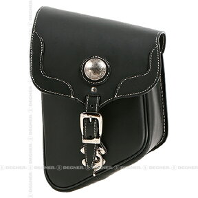 【4524486026614】【送料無料】【DEGNER（デグナー）】 レザーリジットサドルバッグ/LEATHER RIGID SADDLEBAG（ブラック） 【WEB正規代理店】