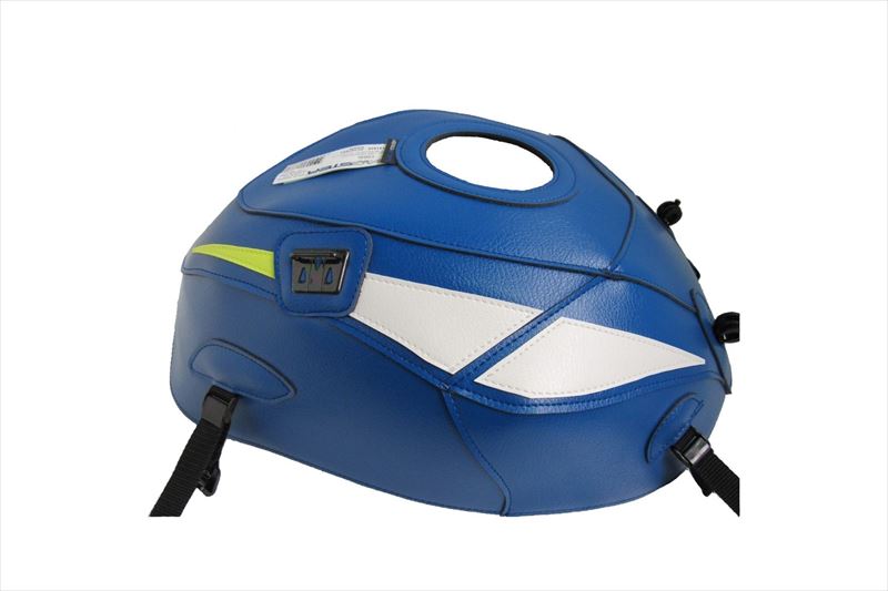バグスター 【4548916813261】 BAGSTER タンクカバー ジターヌブルー/ホワイト/ネオンイエロー GSX-R1000 09-15