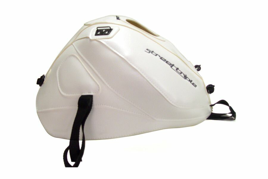 バグスター 【4548916469277】 BAGSTER タンクカバー ホワイト STREET TRIPLE R／S／RS 13-21