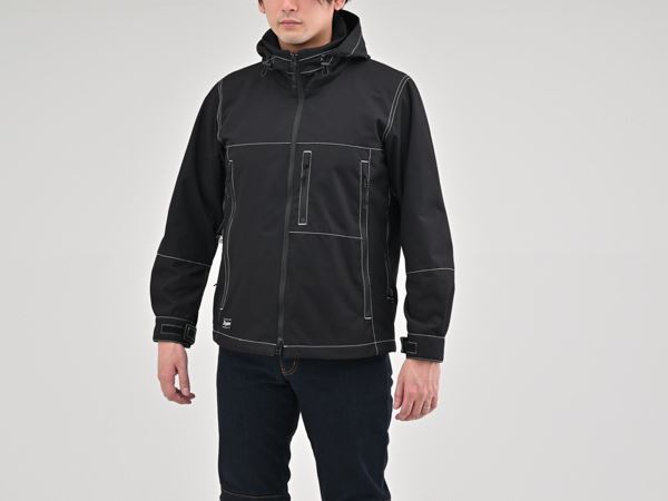 DAYTONA(デイトナ) 【4909449610381】 37176 DJ-002 エアインテークパーカー ブラック Sサイズ