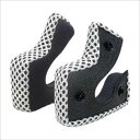 OGK kabuto 【4966094504847】 補修品 IXA チークパッドセット ダークグレー M/L(25mm)